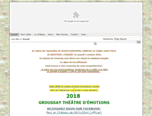 Tablet Screenshot of chateaudegroussay.com